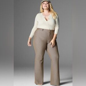 Torrid Comfort Flex Waistband Trouser Boot Studio Luxe Woven High-Rise Pant 22